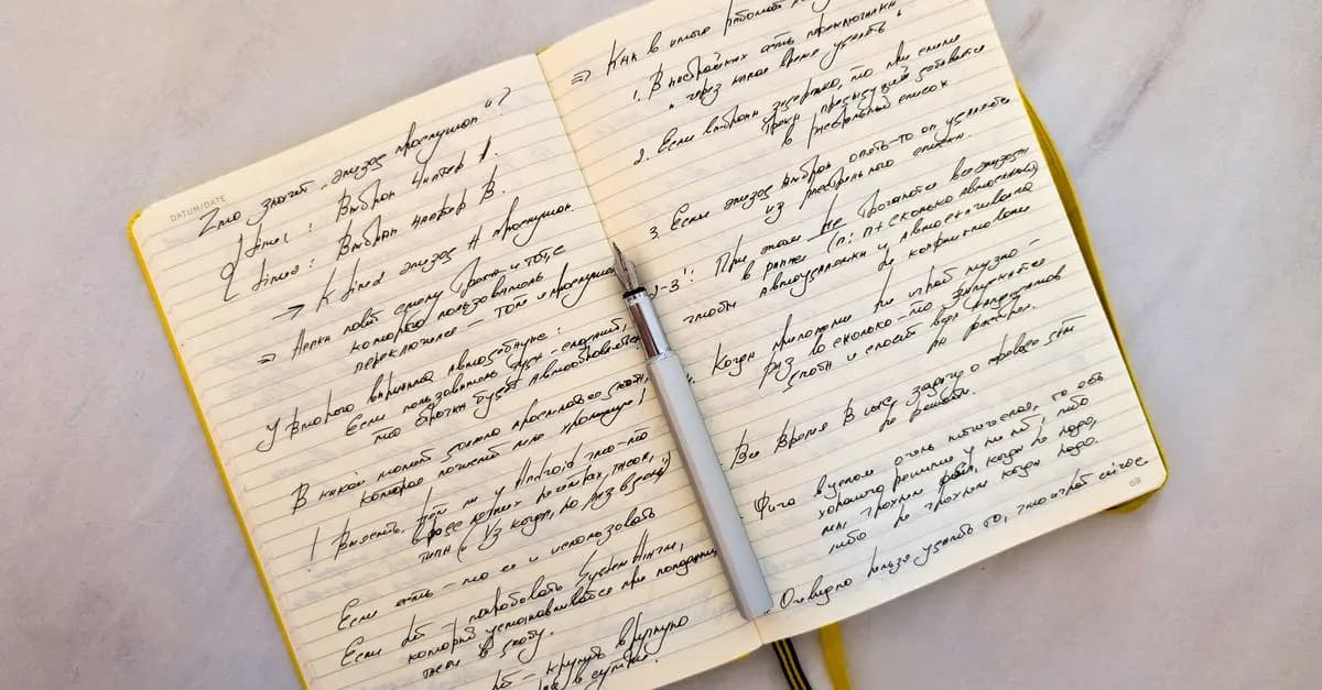 Avec un journal intime vers une relaxation profonde